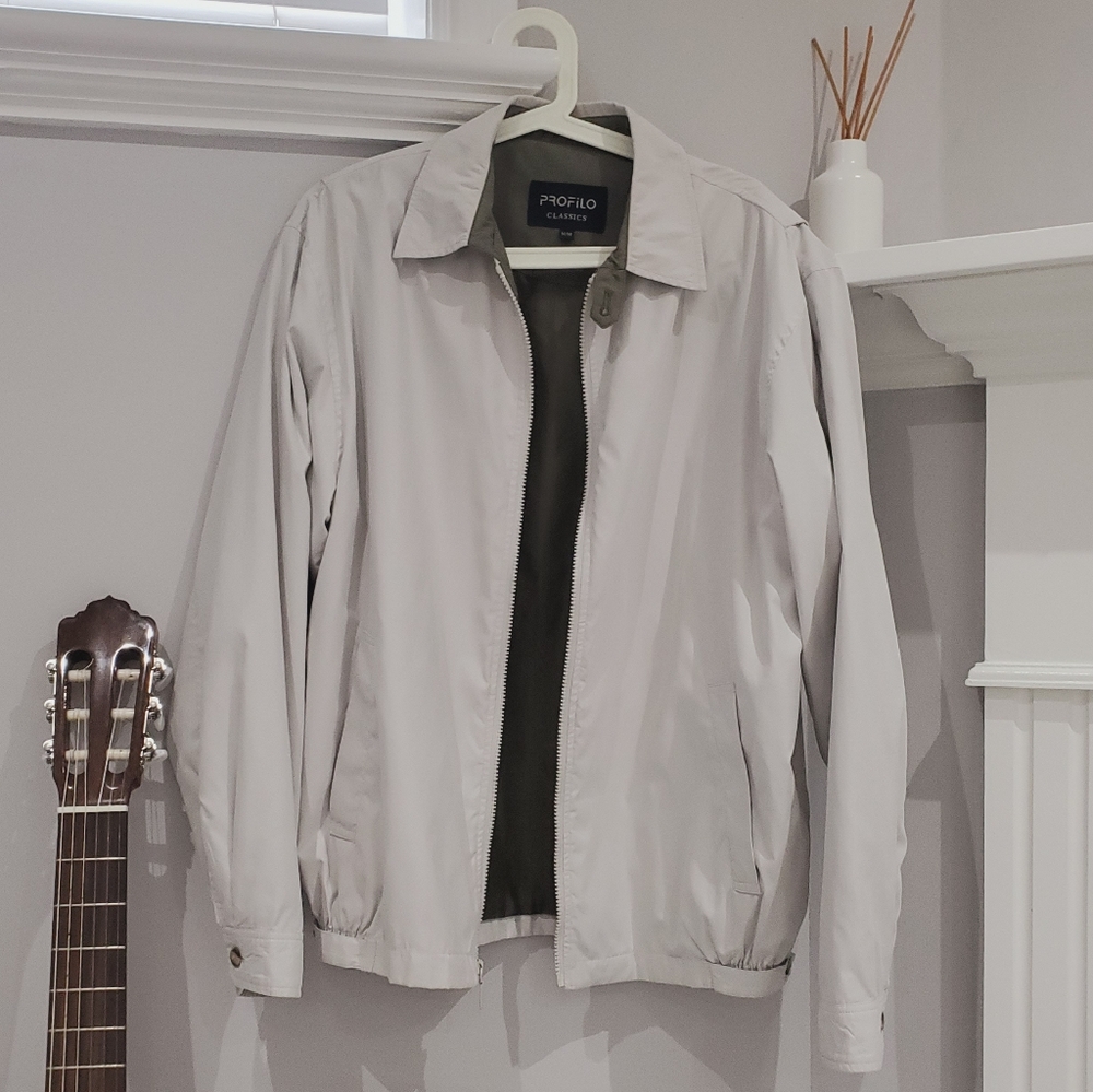 Vintage 1980s Profilo Classics Suede like Jacket with interior utility pockets